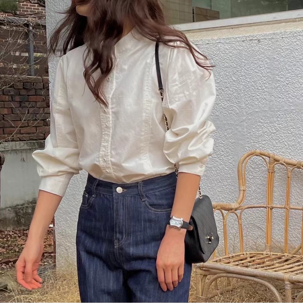 Brand New [FLEUR] Women’s Long-Sleeve Blouse from Korea